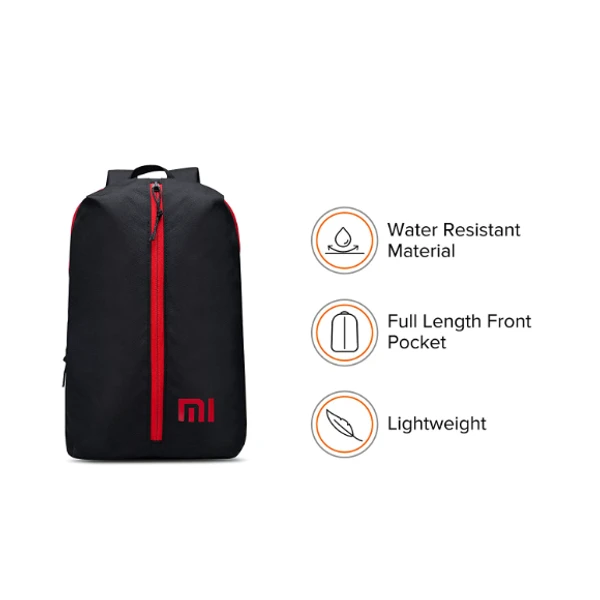 Mi Step Out 12 L Mini Backpack - Small, Black, Water Repellent